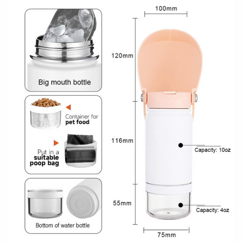 WalkBuddy 3-in-1 Thermal Water Bottle