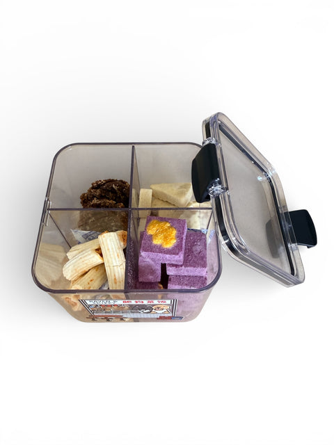 TTJC x The Dog Grocer: 菜饭 (cài fàn) 700ml Quad-Compartment Treat Jar Bundle