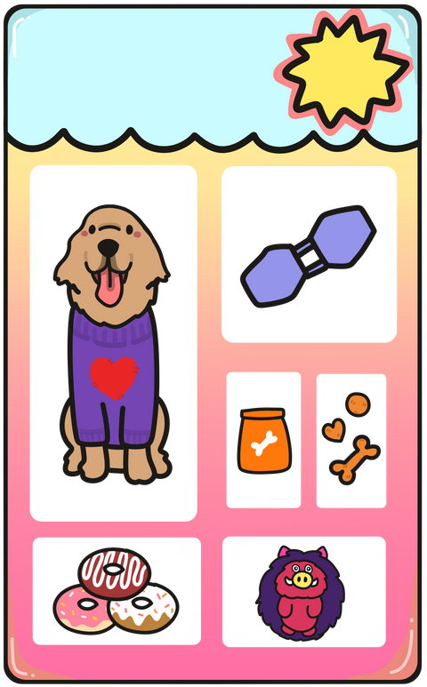 6/8-insert Design Selection Reference Only (additional charges apply for pet drawing)