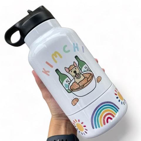 32oz Thermal Water Bottle with Base Bowl