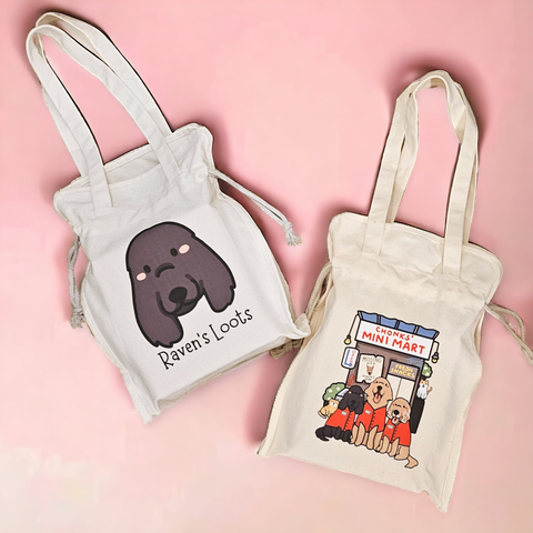 Drawstring Tote Bag