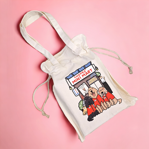 Drawstring Tote Bag