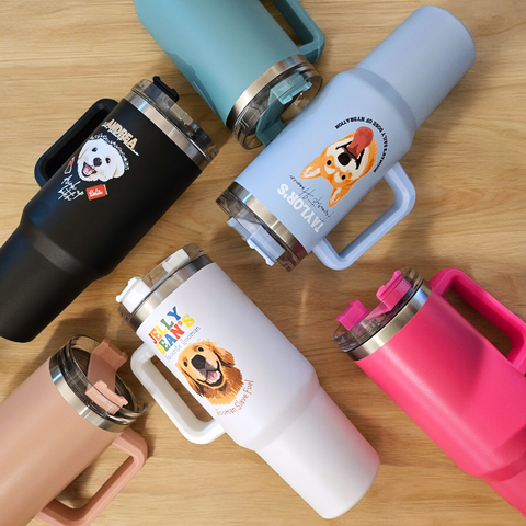 40oz Thermal Tumbler with Handle