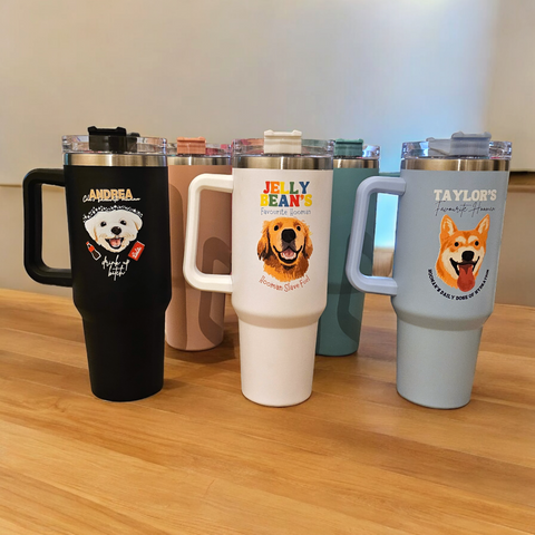 40oz Thermal Tumbler with Handle