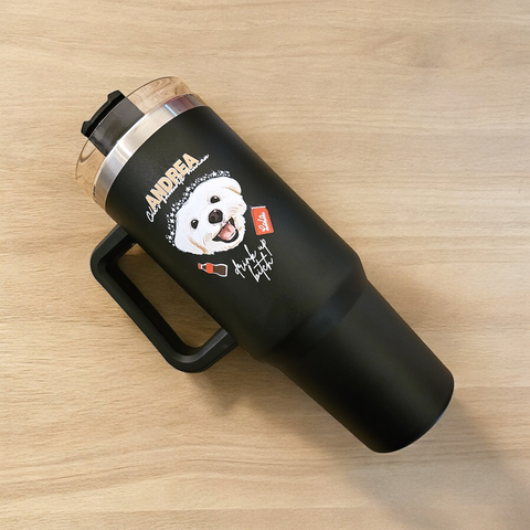 40oz Thermal Tumbler with Handle