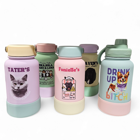 Mix-and-Match Thermal Pastel Water Bottle