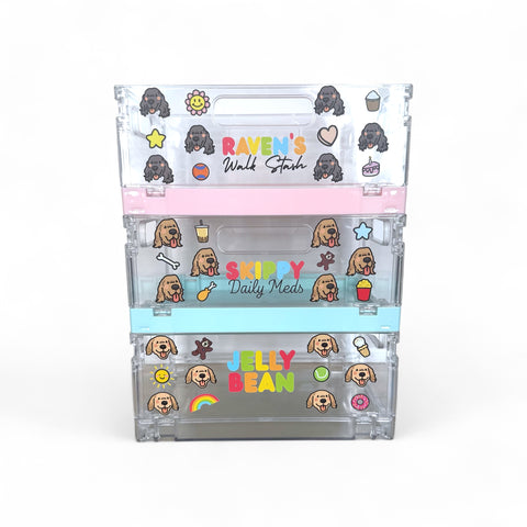 Stackable Clear Crate