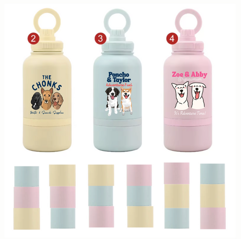 32oz Pastel Thermal Bottle with Base