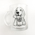 Pet Portrait Glass Mug